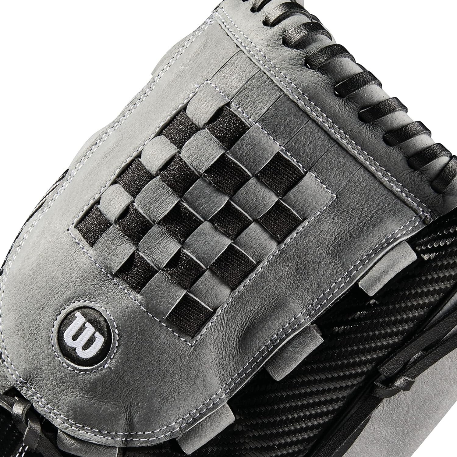 2021 A360 14" Left Hand Throw Slowpitch Softball Glove - Black/Gray Elegance
