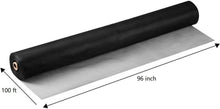 Load image into Gallery viewer, Fiberglass Window Screen Roll 96"x100" - UV Protection &amp; Easy Customization