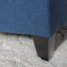 Load image into Gallery viewer, Luxurious Dark Blue Ottoman Bench - Functional Storage &amp; Extra Seating, 51" Wide