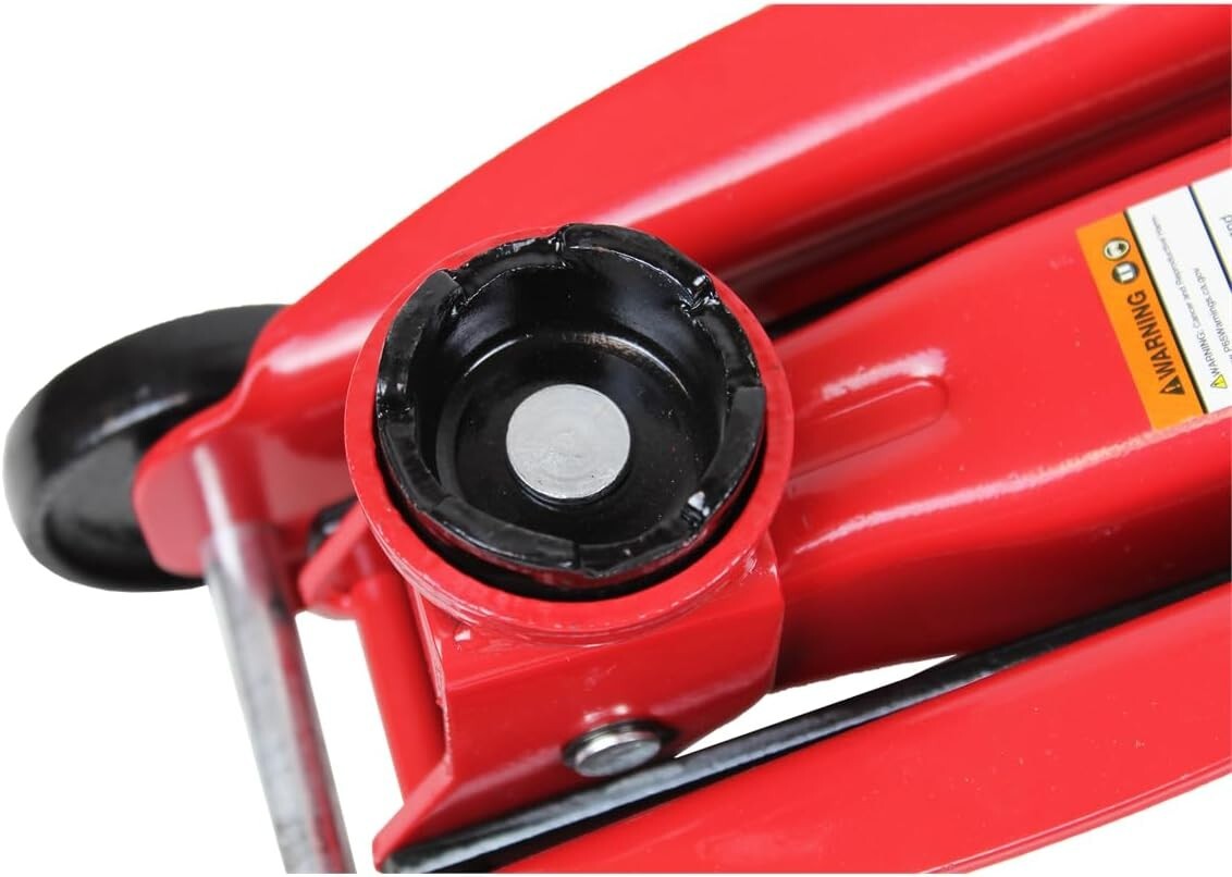 2 Ton Hydraulic Trolley Floor Jack with 13” Lift - Heavy Duty Steel Construction