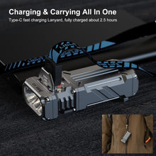Load image into Gallery viewer, X2 1,800 Lumens Waterproof Mini Flashlight with Type-C Fast Charging &amp; 6 Modes