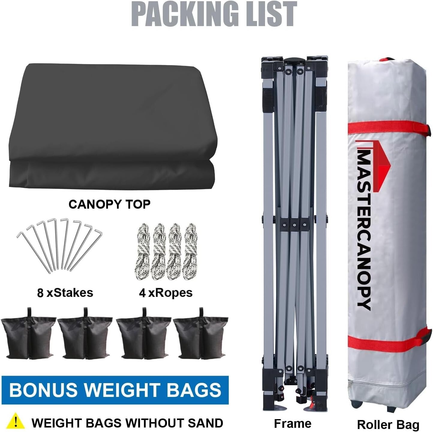 Portable 8x8 Outdoor Canopy Tent with Roller Bag - Ideal for Festivals & Camping