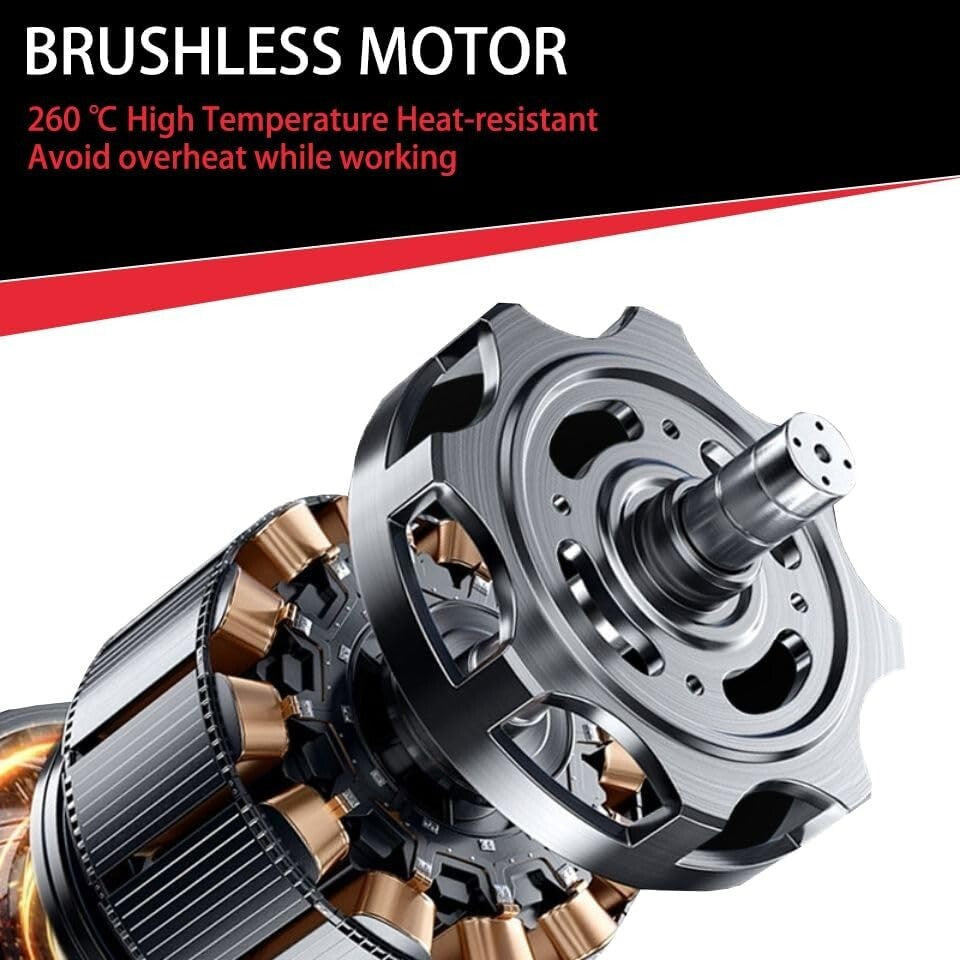 Lightweight 1500W Battery Chainsaw with Dual 21V Batteries - Compact Design