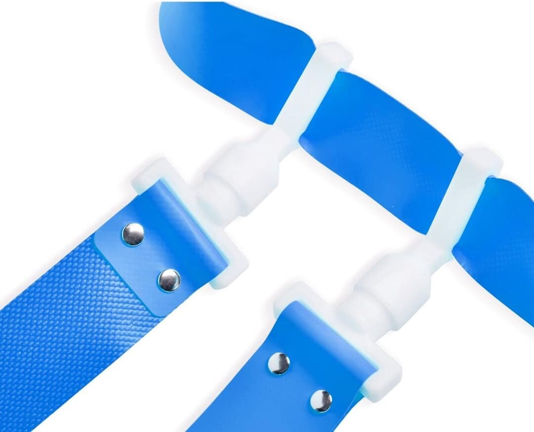 Flag Football Set for 10 Players - 10 Adjustable Belts with Quick-Connect Flags