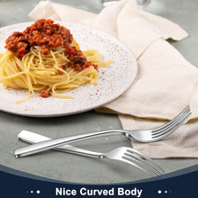 Load image into Gallery viewer, Heavy Weight Silverware Set for 12 - Elegant Dining Utensils for All Occasions