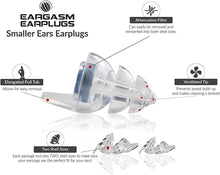 Load image into Gallery viewer, Smaller Ears High Fidelity Earplugs - Noise Reducing for Concerts &amp; Festivals