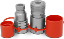 Load image into Gallery viewer, Universal 1/2" Hydraulic Couplers Set for Skid Steers - Durable with Dust Caps