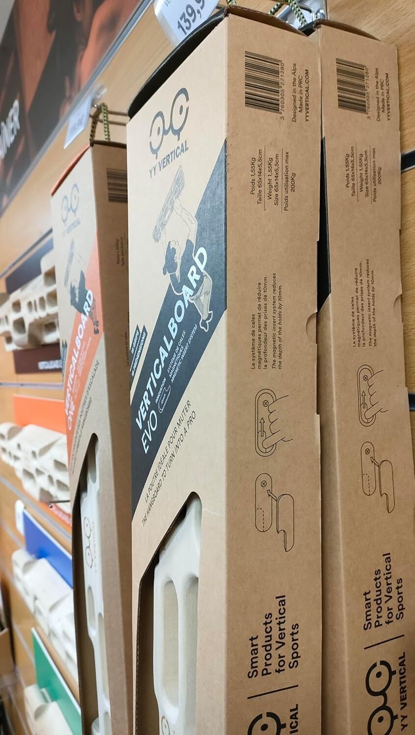 Durable Poplar Climbing Hangboard with Asymmetrical Holds - For Serious Training