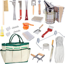 Load image into Gallery viewer, Durable 22-Piece Beekeeping Tools Set with Tote - Essential for Every Beekeeper