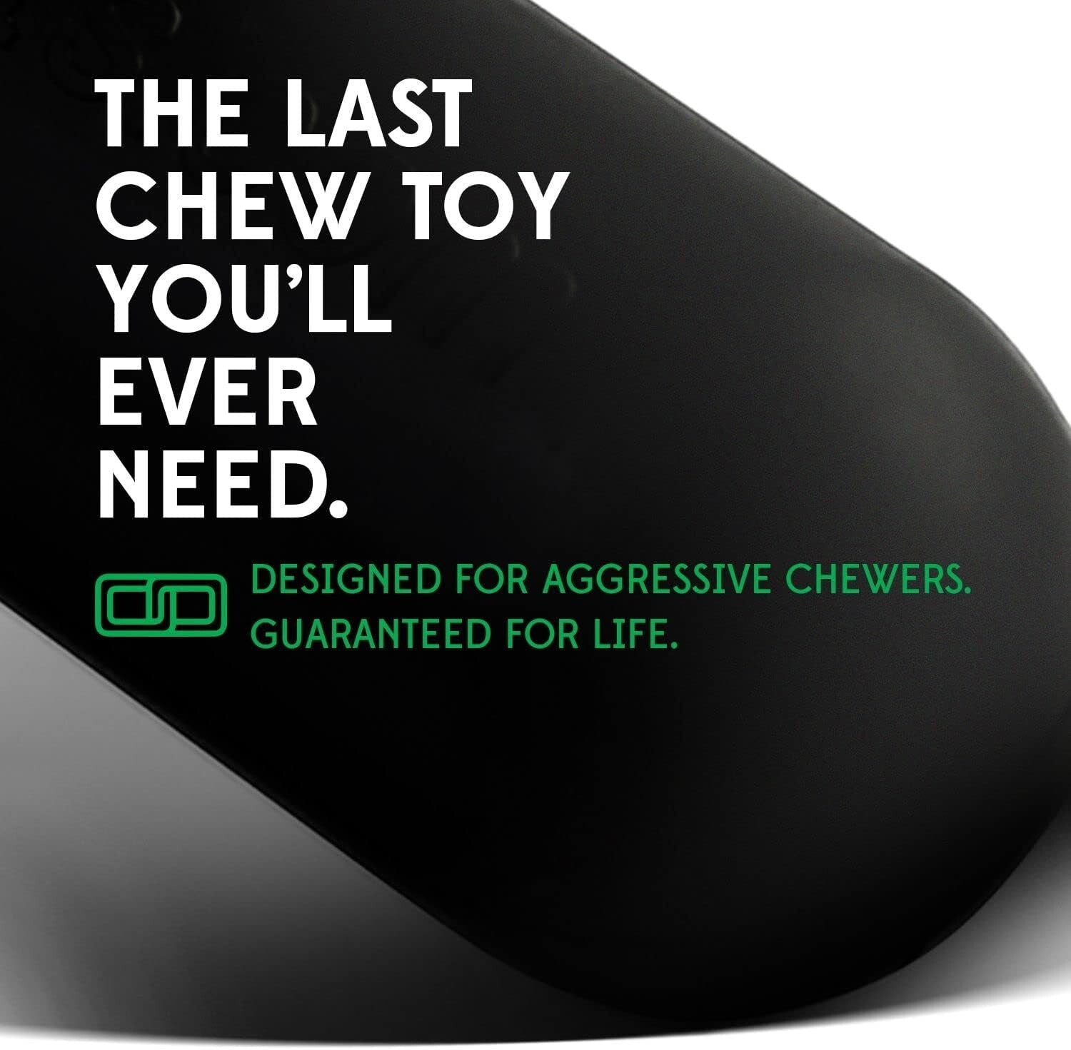 Virtually Indestructible Dog Chew Toy for Pit Bulls & German Shepherds - XL Size