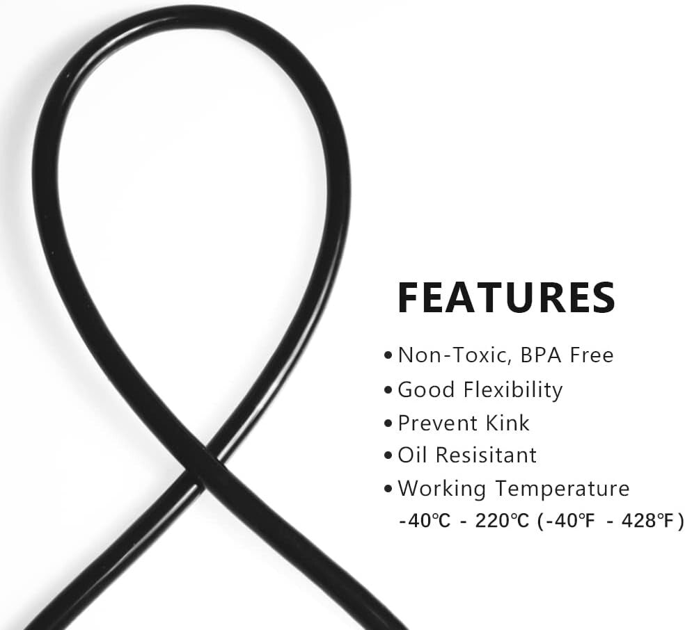 Flexible 3/4" ID Silicone Vacuum Tubing - 9.84ft Hose for Industrial & Food Use