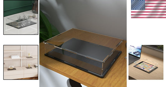 Clear Acrylic Display Box (14.5" x 11" x 4") for Coins, Cards, and Collectibles