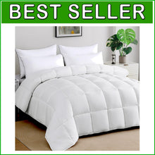 Load image into Gallery viewer, Luxury Microfiber Alaskan King Comforter 120''x132'' - Family-Friendly Softness