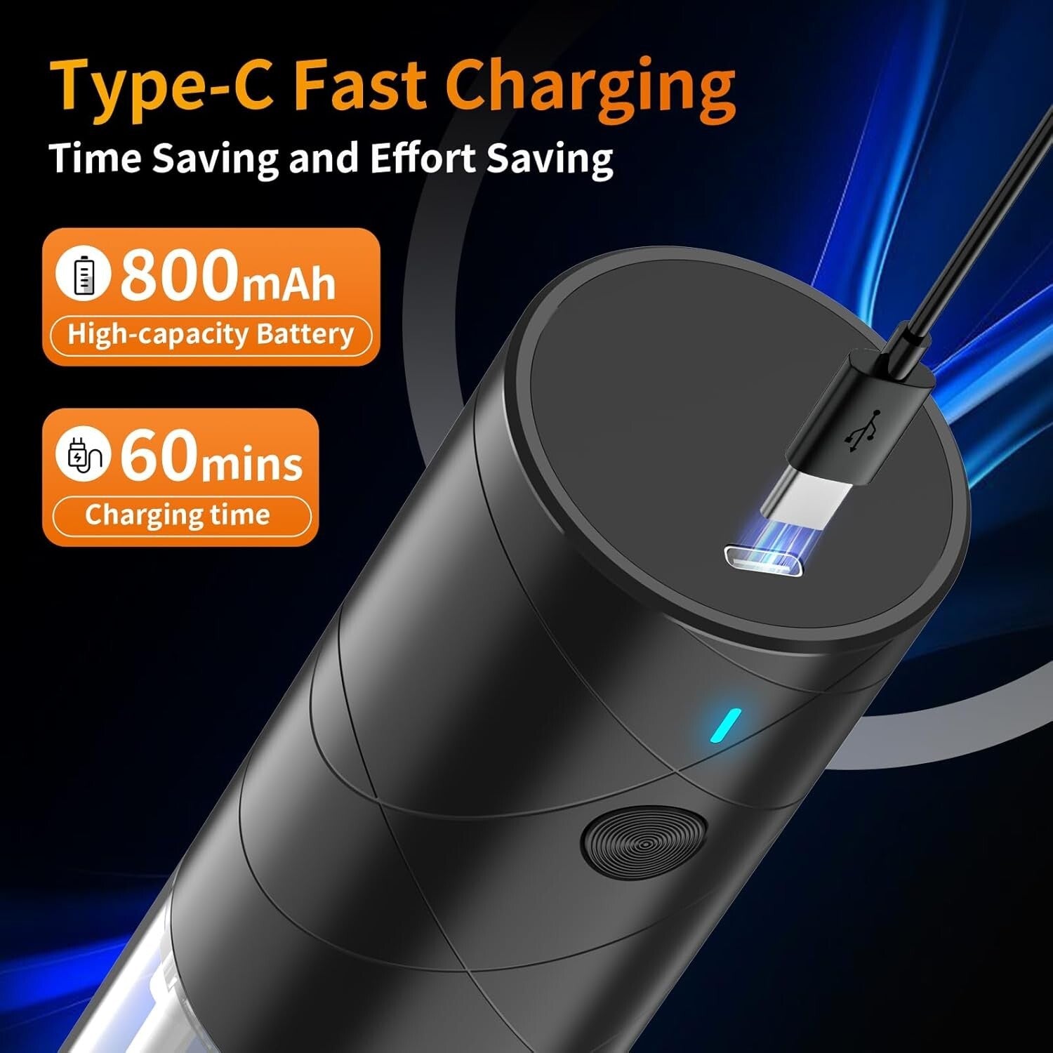 4-Pack Rechargeable Electric Salt & Pepper Grinders with LED Light & Adjustab...