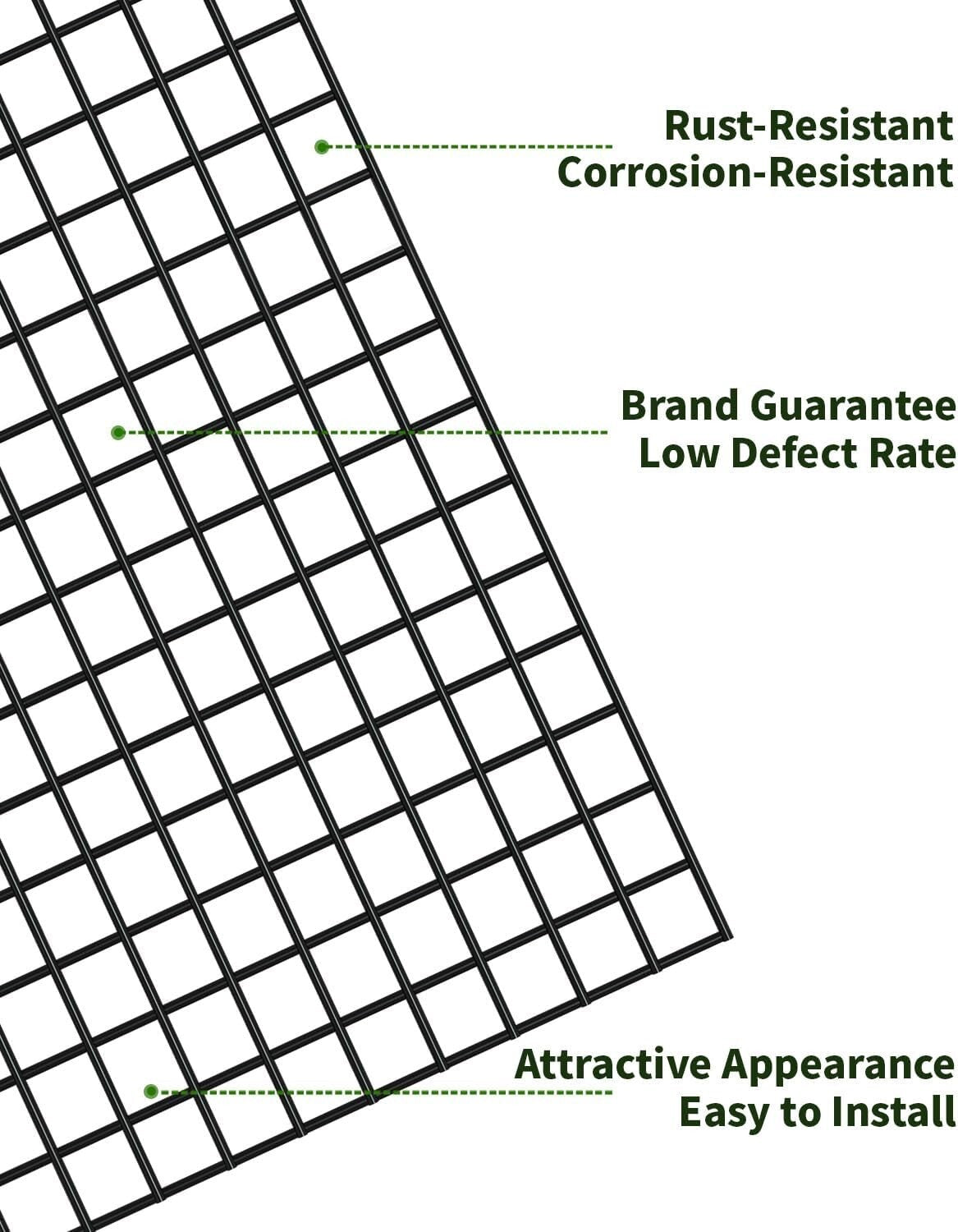 1/2 Inch Coated Wire Mesh Roll - Durable 19-Gauge Hardware Cloth for Enclosures