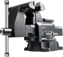 Load image into Gallery viewer, Sturdy 6.5 Inch Ductile Iron Bench Vise - 210° Swivel Base for Precision Work