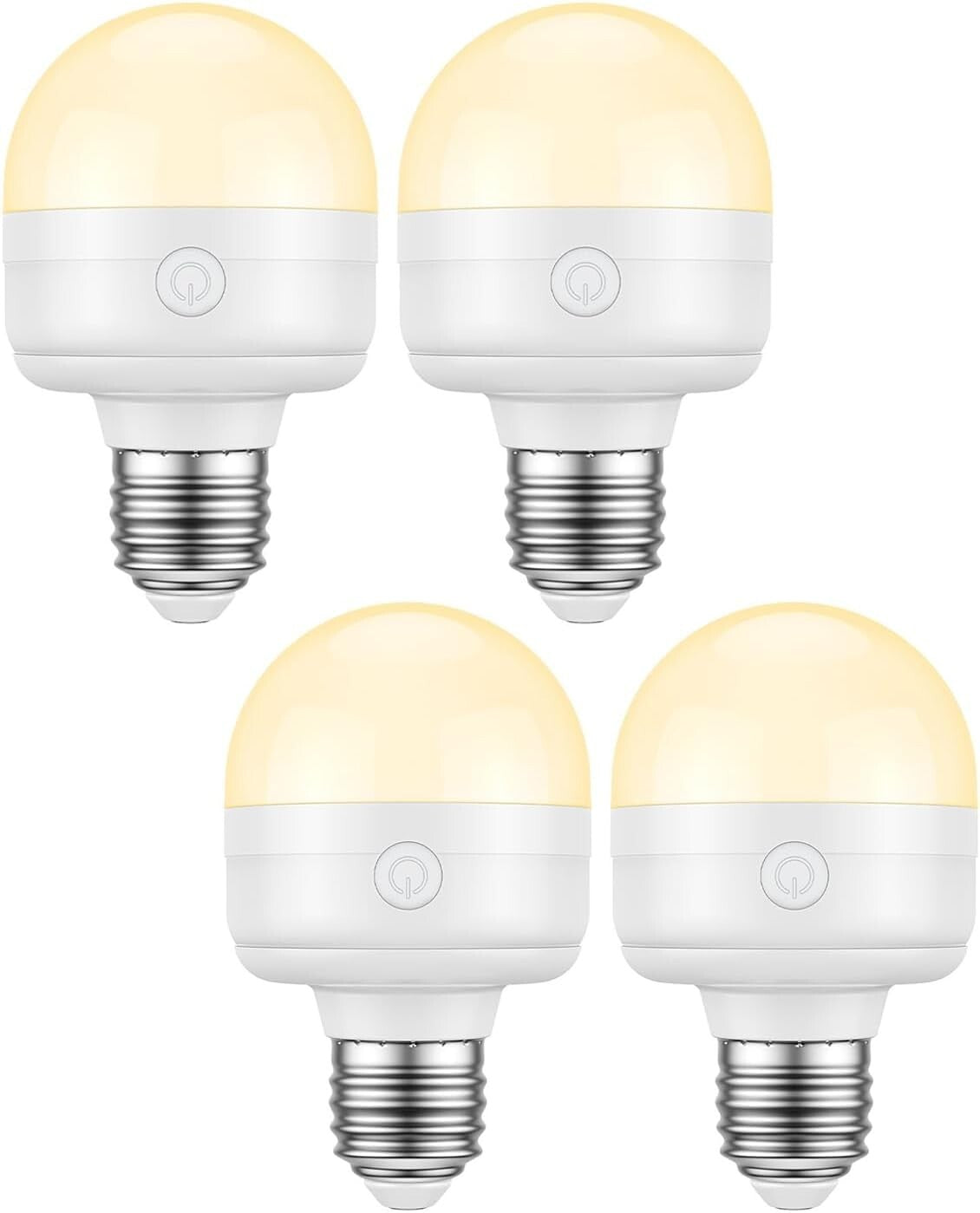 Versatile 8W Rechargeable LED Bulbs with Remote & Color Temperature Control