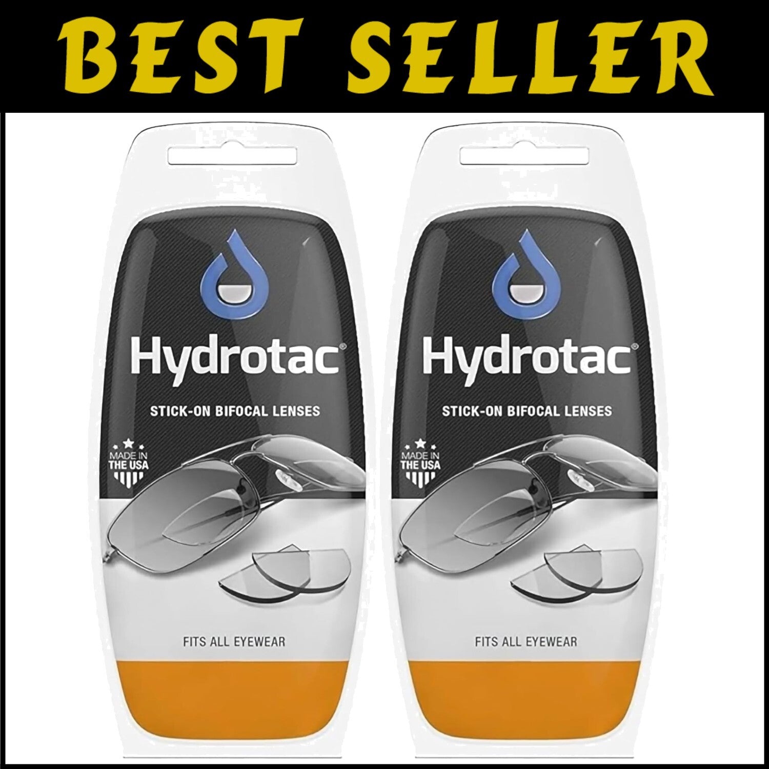 Adhesive Magnifying Bifocal Lenses - Effortless Application for Clear Vision