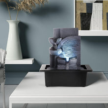 Load image into Gallery viewer, Elegant Indoor Water Feature - Tiered Tabletop Fountain for Stress Relief