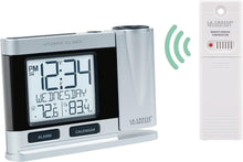Load image into Gallery viewer, Stylish Atomic Projection Clock with Temperature Display for Effortless Viewing