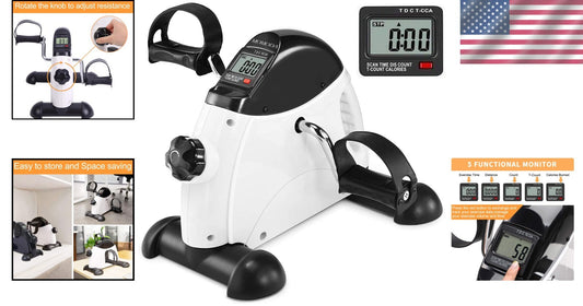 Lightweight Leg and Arm Mini Bike with LCD Monitor - Ideal for Daily Workouts