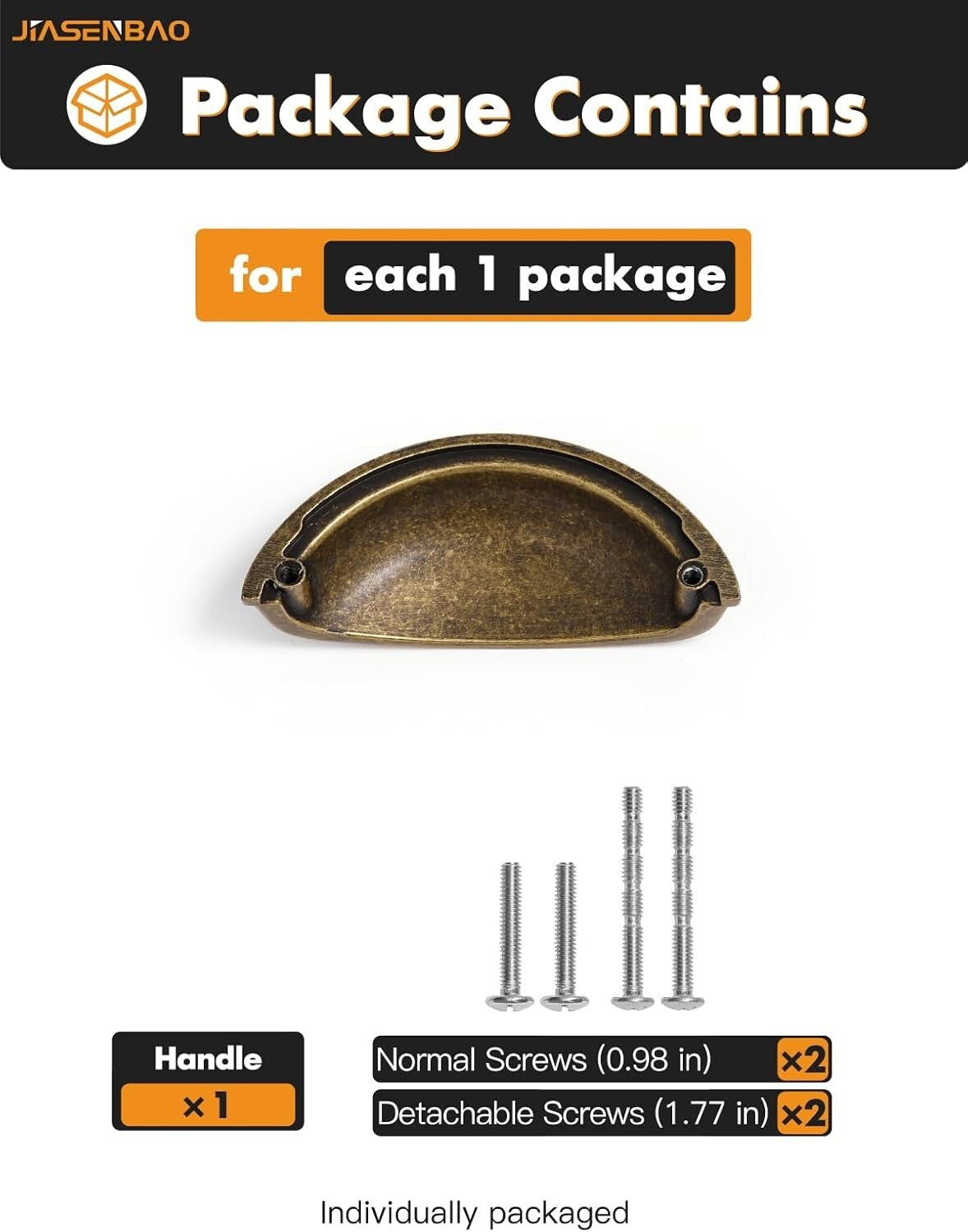 Elegant Antique Brass Cabinet Pulls - 10 Pack Flower Petal Design for All Spaces