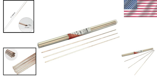 20PCS 15% Silver Flat Bar Brazing Rods - Ideal for Copper and Brass Applications