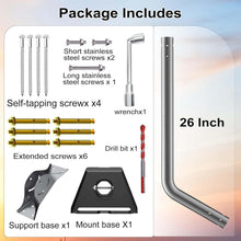 Load image into Gallery viewer, Premium 26-Inch Starlink Compatible Mount - Adjustable, Durable Aluminium Design