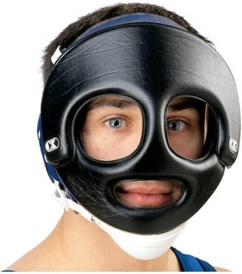 Essential Wrestling Face Guard with Total Padding - Unisex Adult Protection