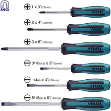 Load image into Gallery viewer, Japanese-Made 6-Piece Screwdriver Set - Durability Meets Performance | MEGADORA
