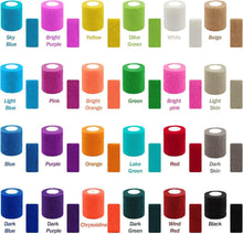 Load image into Gallery viewer, Multi-Purpose 72 Roll Set of 2 Inch Self-Stick Bandage Wrap - Latex Material