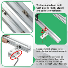 Load image into Gallery viewer, Adjustable Starlink Roof Mount Kit for Seam Metal Roofs - No Drilling Required
