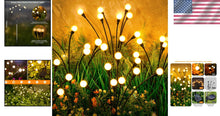 Load image into Gallery viewer, Waterproof Solar Firefly Lights – 12-Pack LED Garden Decor for All Occasions