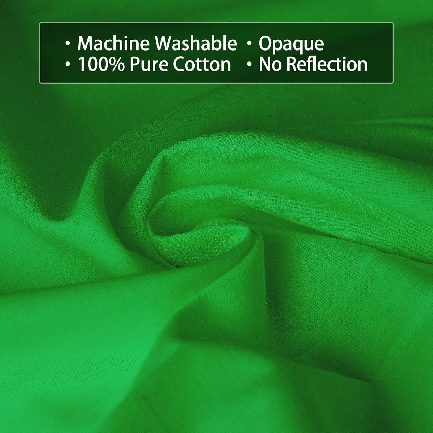 Multi-Functional Green Screen Stand with 100% Cotton Backdrop - Ideal for Events