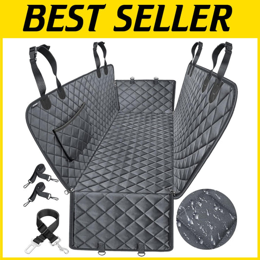 Waterproof Dog Seat Cover Hammock - Heavy Duty, Scratch Proof & Non-Slip