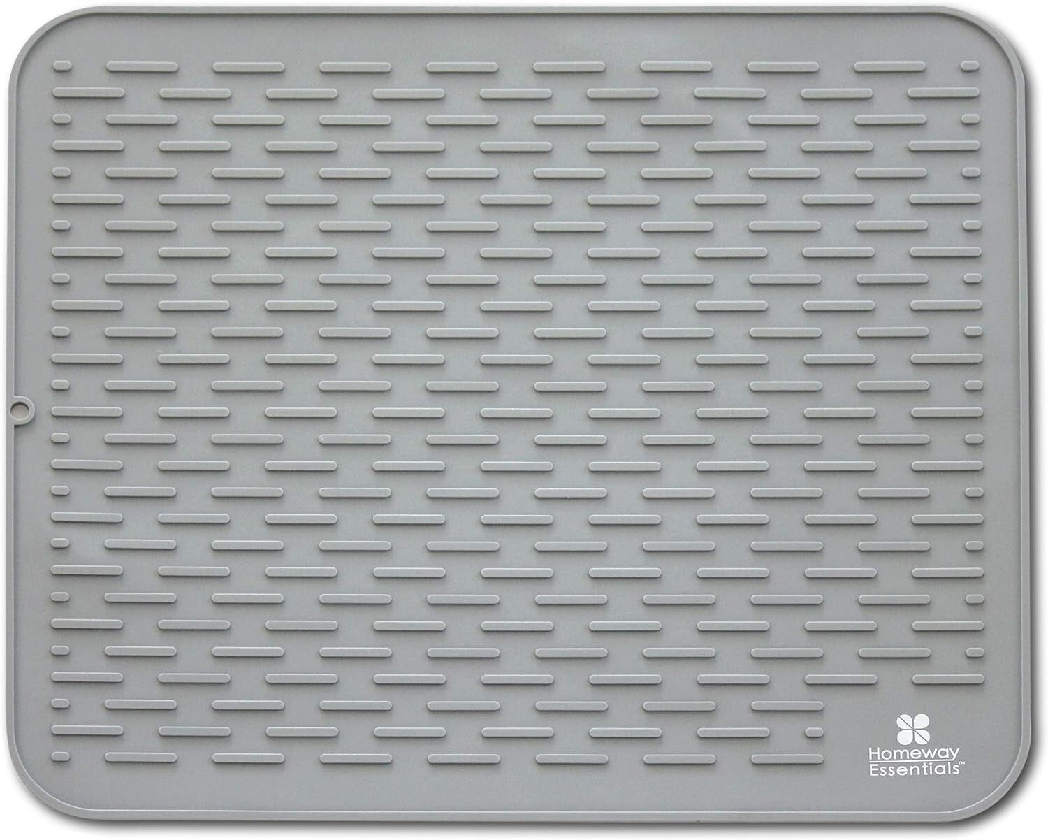 Durable 30 x 24 Silicone Dish Drying Mat - Heat-Resistant & Machine Washable