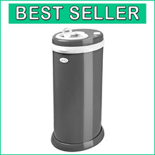 Load image into Gallery viewer, Award-Winning Slate Steel Diaper Pail - Odor Locking &amp; No Special Bags Needed