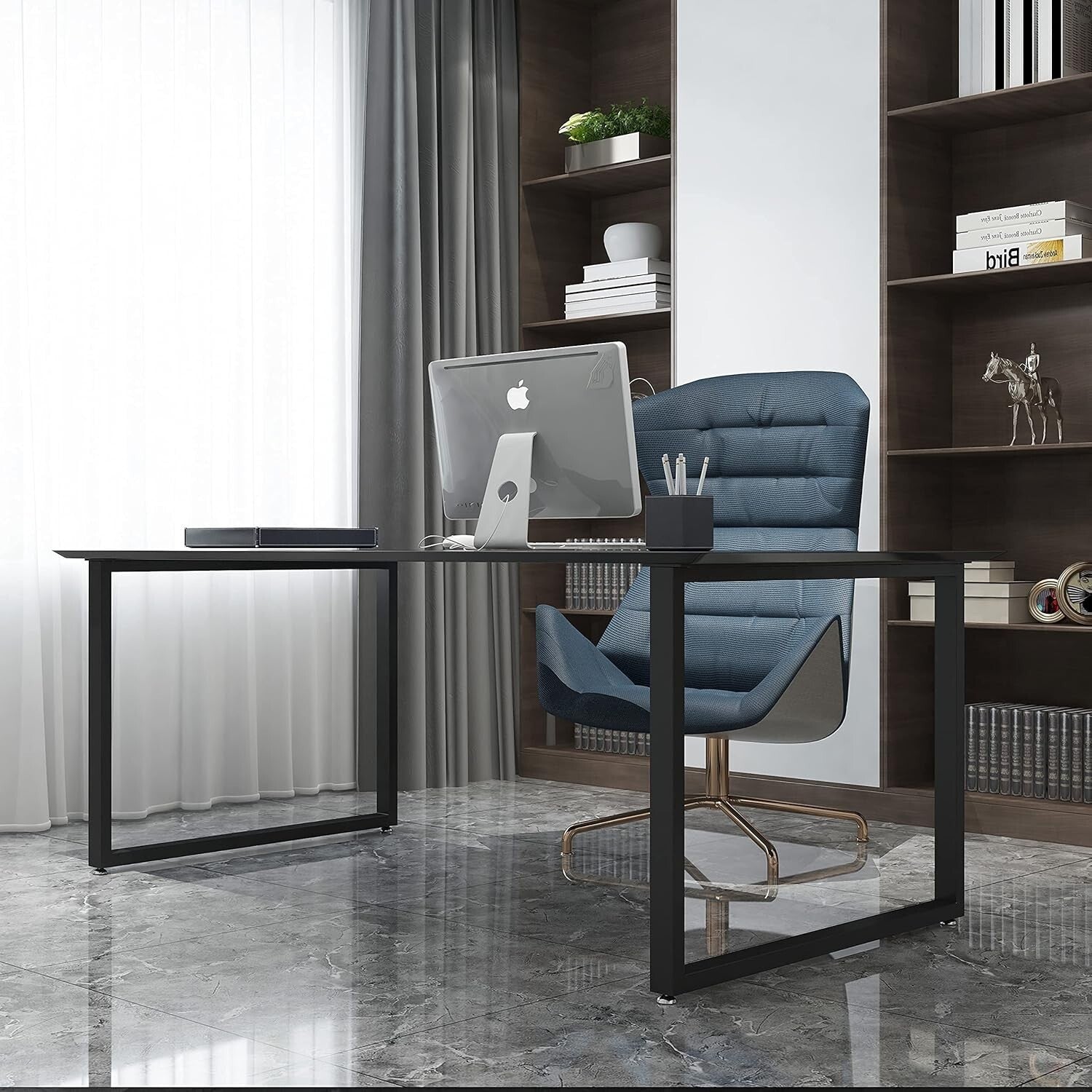 Versatile Heavy-Duty Metal Legs, 28-Inch - Perfect for Dining and Office Tables