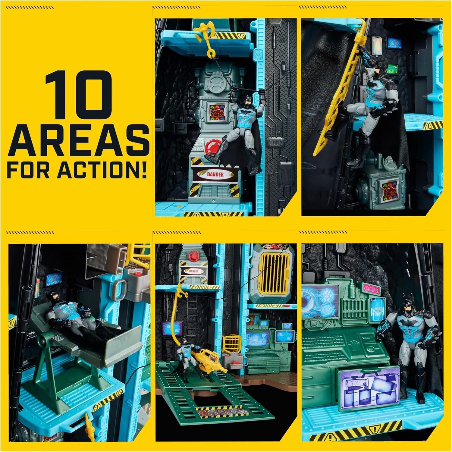 Transforming Batman Bat-Tech Batcave Playset - 4” Exclusive Figure & Accessories