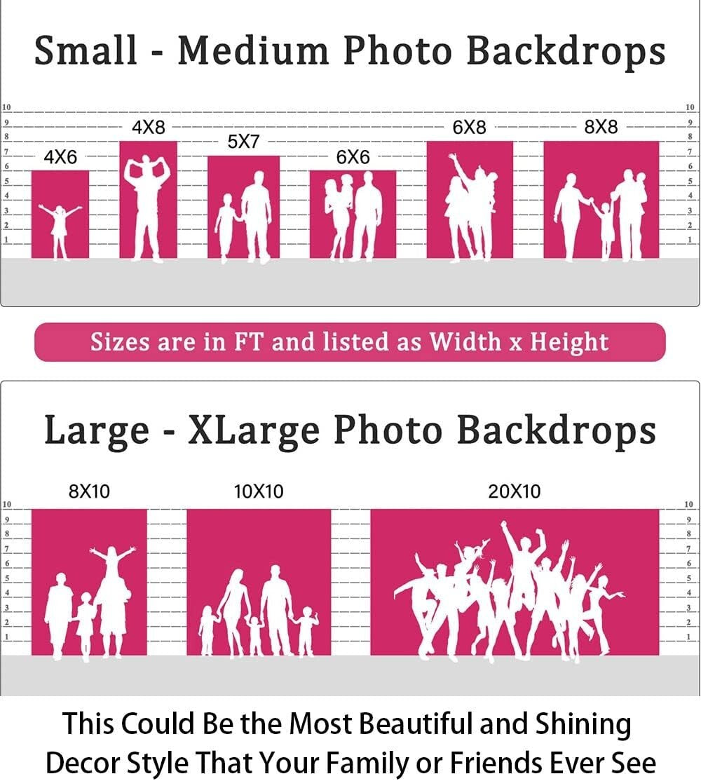 8FTx10FT White Sequin Fabric Backdrop - No Dropping Sequins for Parties