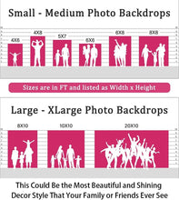 Load image into Gallery viewer, 8FTx10FT White Sequin Fabric Backdrop - No Dropping Sequins for Parties