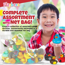Load image into Gallery viewer, Vibrant 100 Count Rubber Duck Assortment - Perfect for Pools &amp; Parties