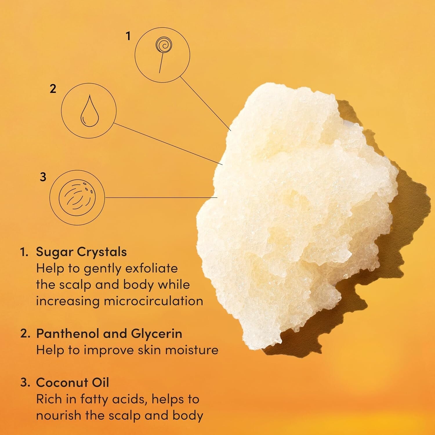 8.8 Oz St. Barts Body Scrub with Coconut Oil & Sugar for Luxurious Exfoliation