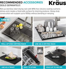 Load image into Gallery viewer, Durable 22-Inch Stainless Steel Laundry Sink with Premium Bottom Grid Included