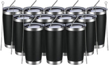 Load image into Gallery viewer, 12 Count Powder Coated Stainless Steel Tumblers - Ideal for Cold &amp; Hot Beverages