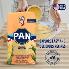 Load image into Gallery viewer, Pre-Cooked Gluten-Free Yellow Corn Meal for Arepas - Pack of 10, 2.2 lb Each