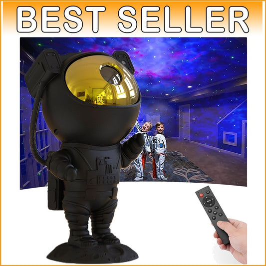 Astronaut Galaxy Projector - Unique Night Light with Adjustable Features & Timer