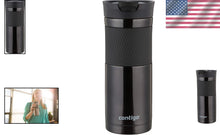 Load image into Gallery viewer, Leakproof 590ml Byron Snapseal Travel Mug with Thermal Insulation - Black