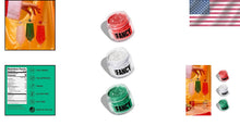 Load image into Gallery viewer, Madame Claus Edible Glitter Set - Ruby Red, White &amp; Green Sparkling 3-pack