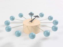 Load image into Gallery viewer, Stylish Ball Clock in Blue - Modern Non-Ticking Wall Clock for Home &amp; Office